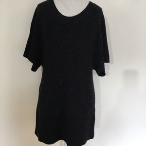 7 for all mankind wool/cashmere tunic sweater